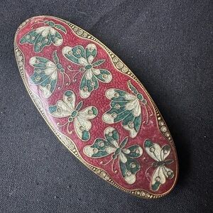 Cloisonné Butterfly Hair Clip